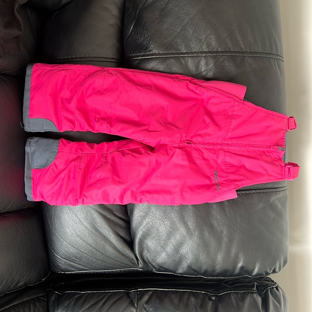 Arctix pink zip up snow suit